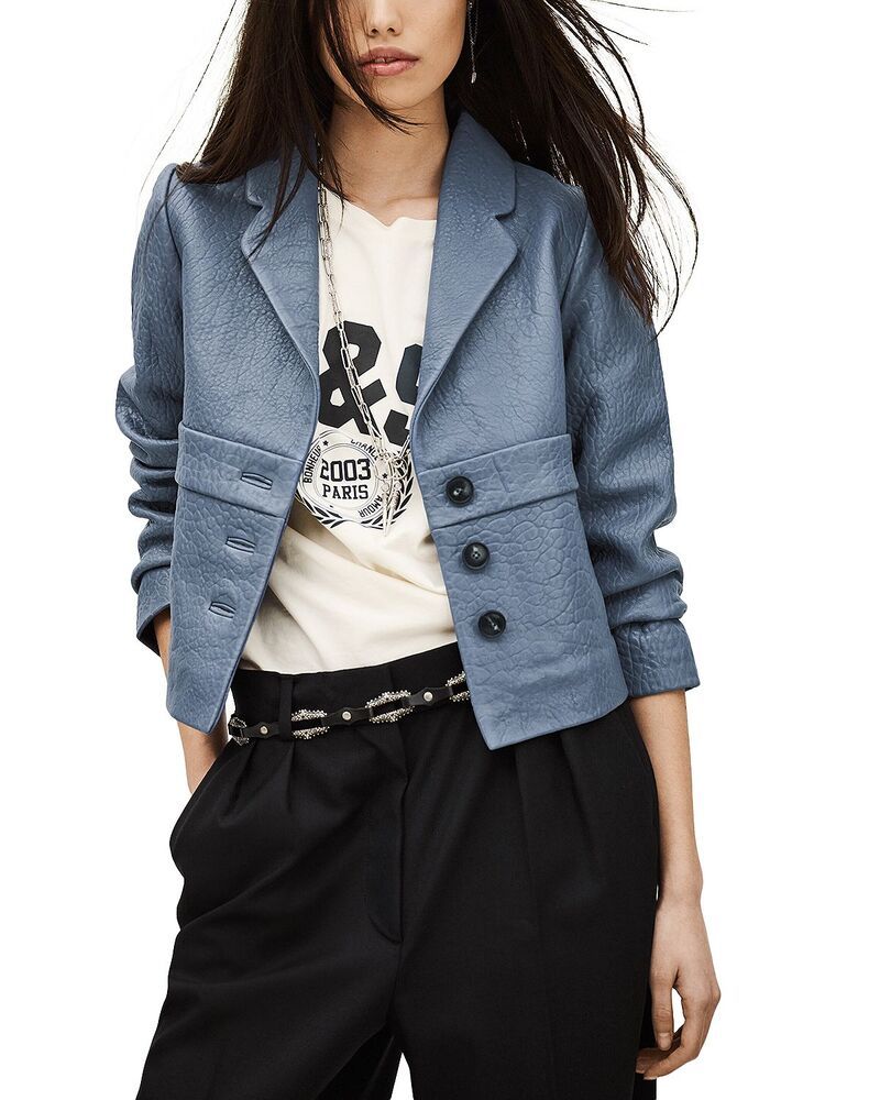 バッシュ レディース アウター ジャケット・ブルゾン ベスト bash Veste Borfeo Jacket Blue ブルー