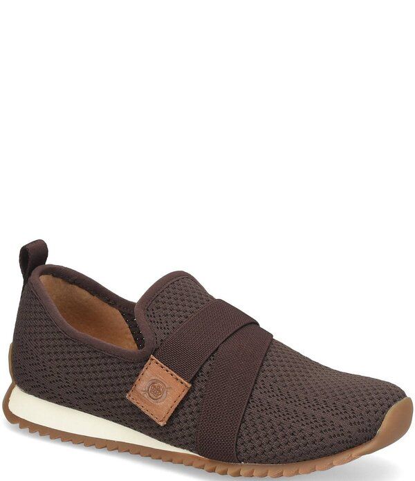 ボーン レディース シューズ スニーカー ニット Bornewbury Stretch Knit Banded Slip Ons Espresso