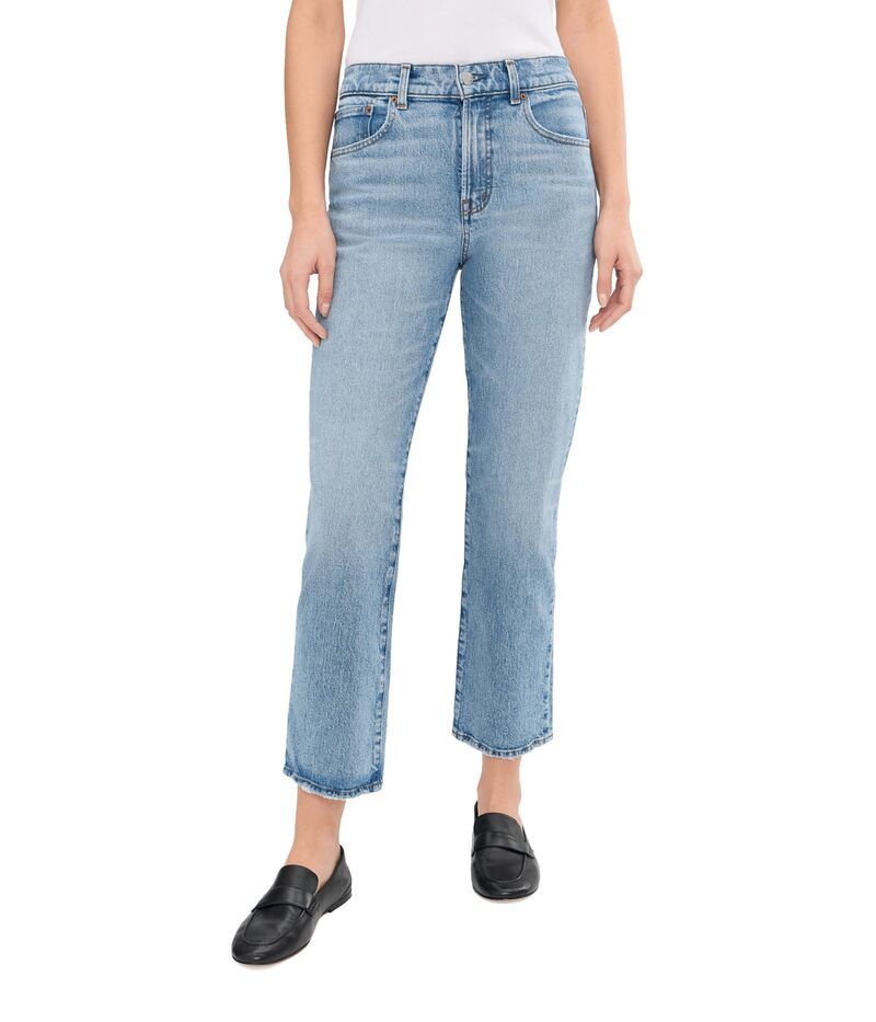 メイドウェル レディース ボトムス デニムパンツ Madewell SH Longline Straight in Raebrook Wash