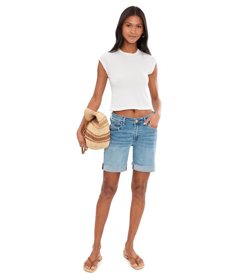 カットフロムザクロス レディース ボトムス ハーフパンツ・ショーツ KUT from the Kloth Catherine Boyfriend Short in Present