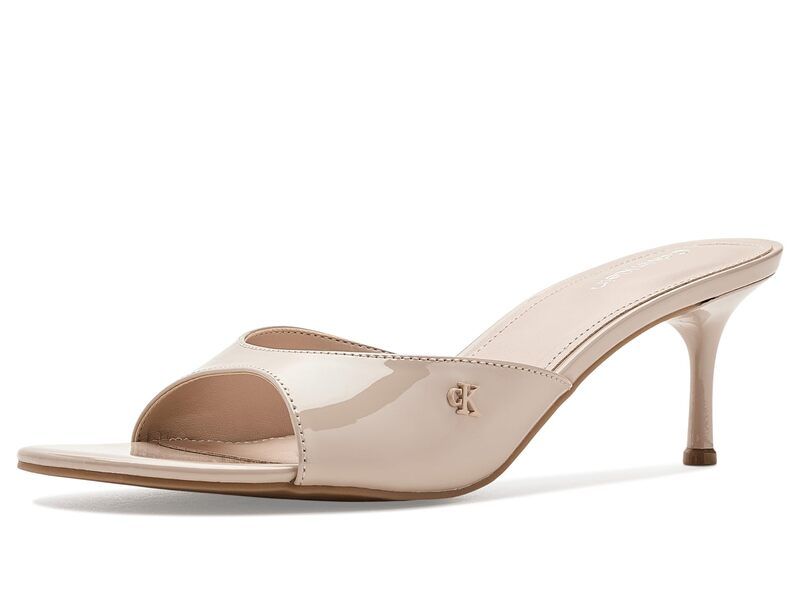 カルバンクライン レディース シューズ スニーカー Calvin Klein Vixie Light Natural Patent