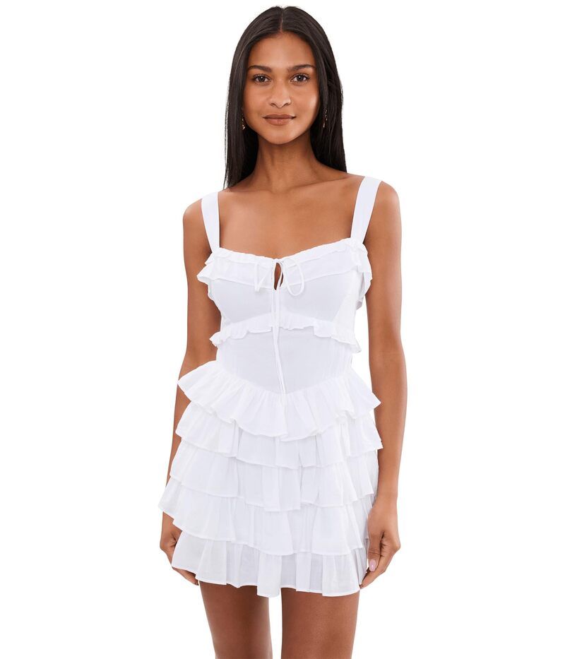 ウミーユアムーム レディース トップス ジャンプスーツ ロンパース Show Me Your Mumu Rompers White Voile ホワイト