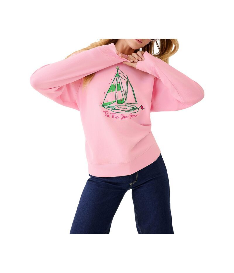 リリーピュリッツァー レディース アウター ニット・セーター スウェット シャツ Lilly Pulitzer Ballad Long Sleeve Sweatshirt Multi Holiday