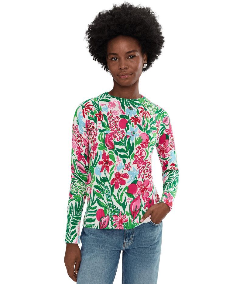 リリーピュリッツァー レディース アウター ニット・セーター Lilly Pulitzer Salima Sweater Glowingardens
