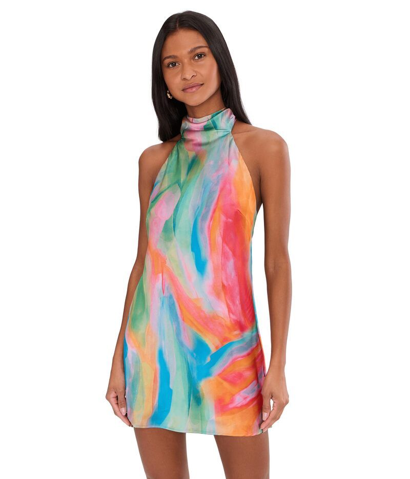 ウミーユアムーム レディース トップス ワンピース ミニ Show Me Your Mumu Lisa Mini Dress Colorful Canvas