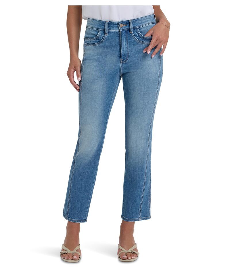 エヌワイディージェイ レディース ボトムス デニムパンツ プチ アンクル ジーンズ NYDJ Petite Marilyn Straight Ankle Paneled Seam Detail Jea
