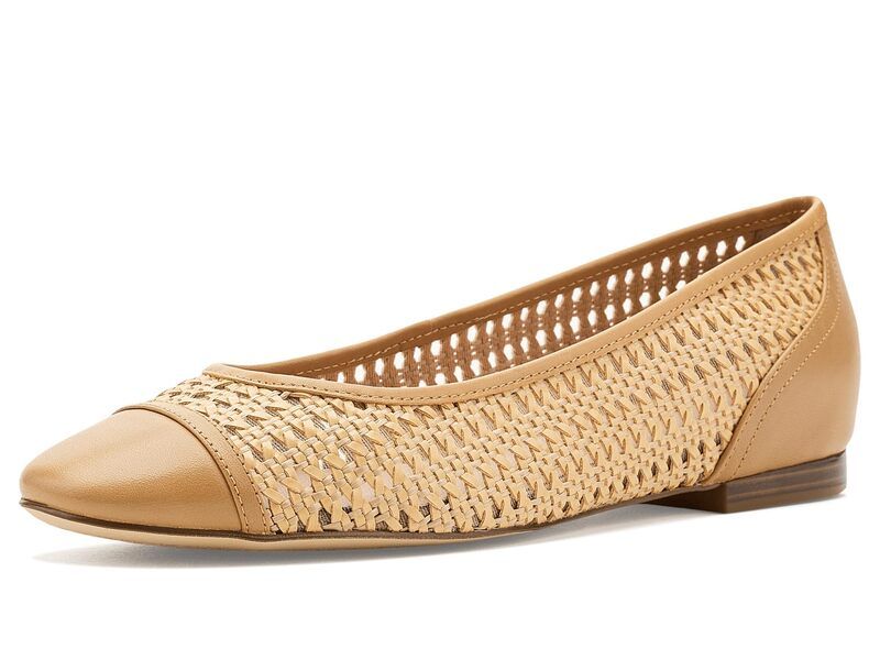 コールハーン レディース シューズ サンダル Cole Haan Raquelle Demi Wedge Ballet Flats Natural RaffiaBiscuit