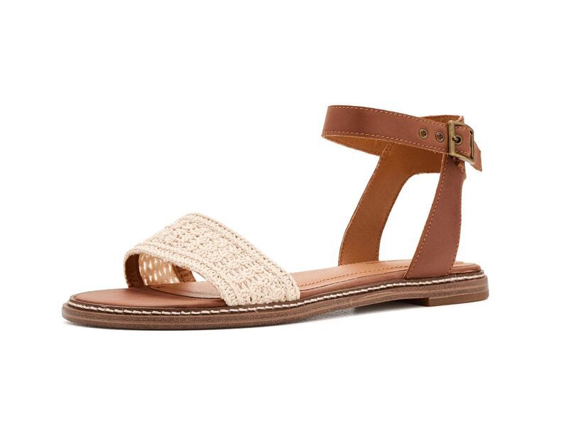 ラッキーブランド レディース シューズ サンダル アンクル Lucky Brand Kimayankle Strap Sandal Hazelnut Crochet