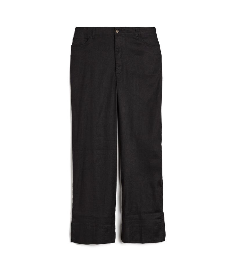エヌワイディージェイ レディース ボトムス カジュアルパンツ ワイドレッグ プラスサイズ NYDJ Plusize FivePocket Wide Leg Trouser Pants Black ブラ