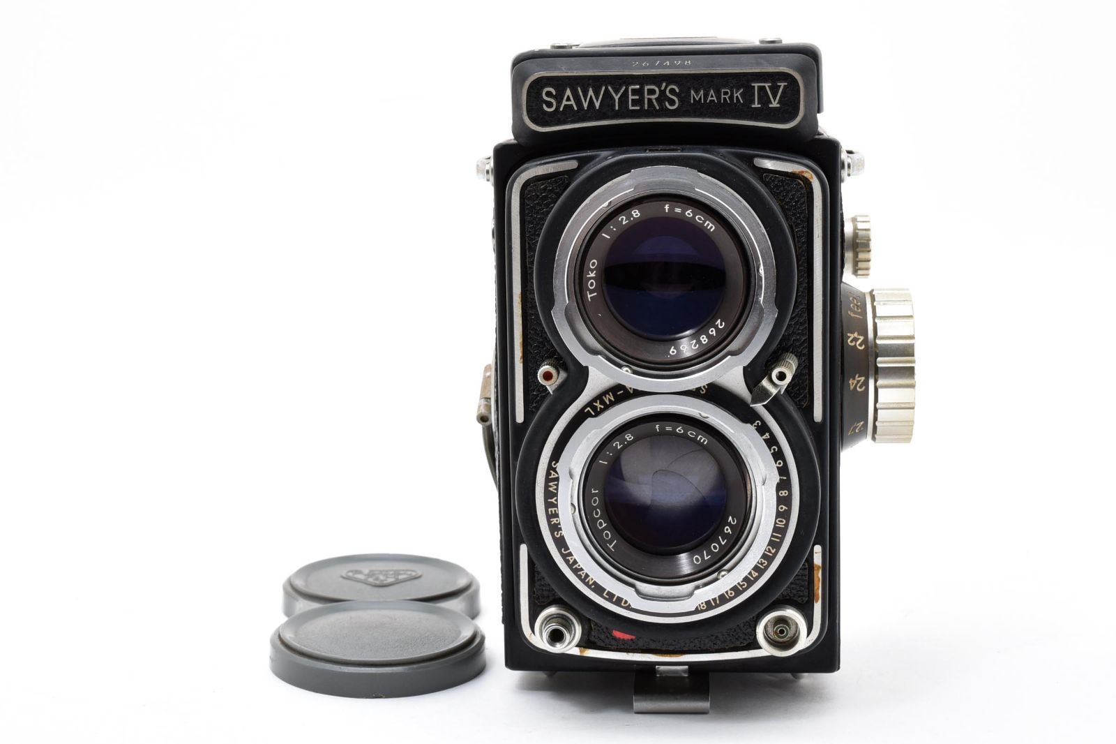 ☆希少品☆ SAWYER'S MARK IV 東京光学 Topcor 6cm F2.8 二眼レフ