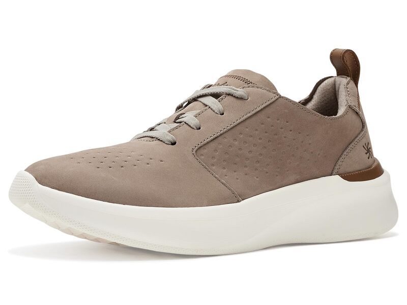 クラークス メンズ シューズ スニーカー Clarksolevana Style Grey Nubuck グレー