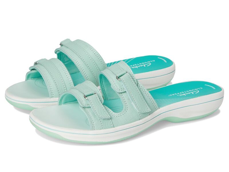 クラークス レディース シューズ サンダル Clarks Breeze Piper Turquoise Ombre Synthetic ターコイズ