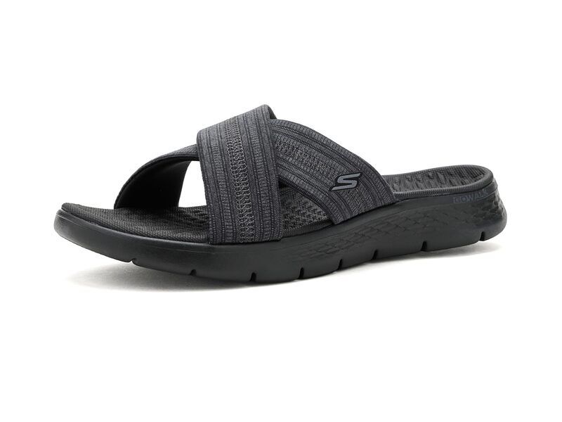 スケッチャーズ レディース シューズ サンダル SKECHERS OnTheGo Walk Flex Impressed BlackGray ブラック