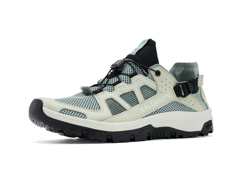 サロモン レディース シューズ スニーカー Salomon Techamphibian 5 Green Milieu グリーン