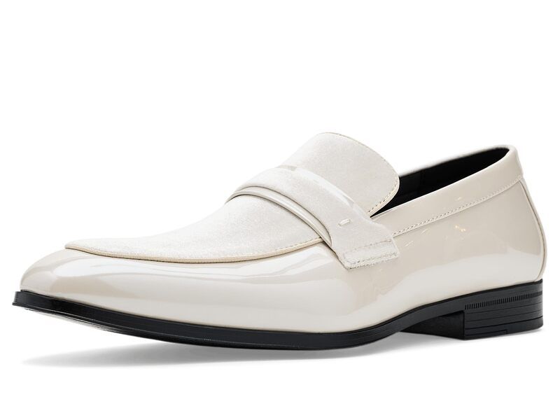 ステイシーアダムス メンズ シューズ オックスフォード Stacy Adamspratley Saddle SlipOn Ivory アイボリー