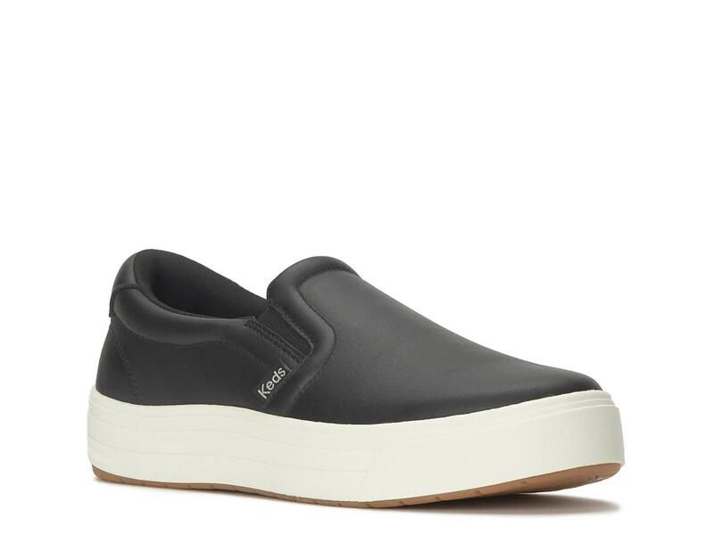 ケッズ レディース シューズ スリッポン・ローファー プラットフォーム スニーカー KedsPark Platform SlipOn Sneaker Womens Black ブラック