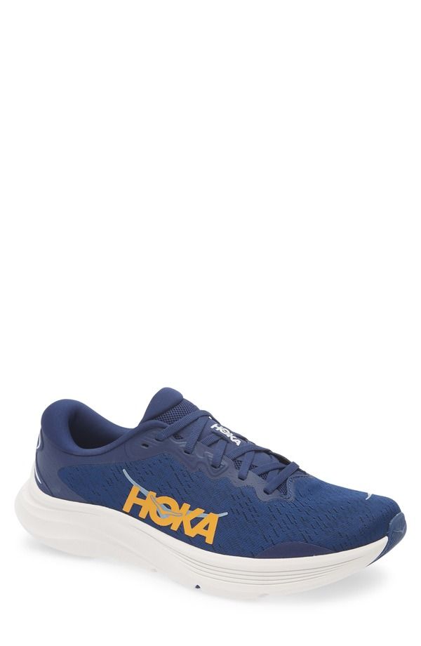 ホカオネオネ メンズ シューズ スニーカー HOKA Solimar 2 Training Shoe Midnight Blue Grout ブルー