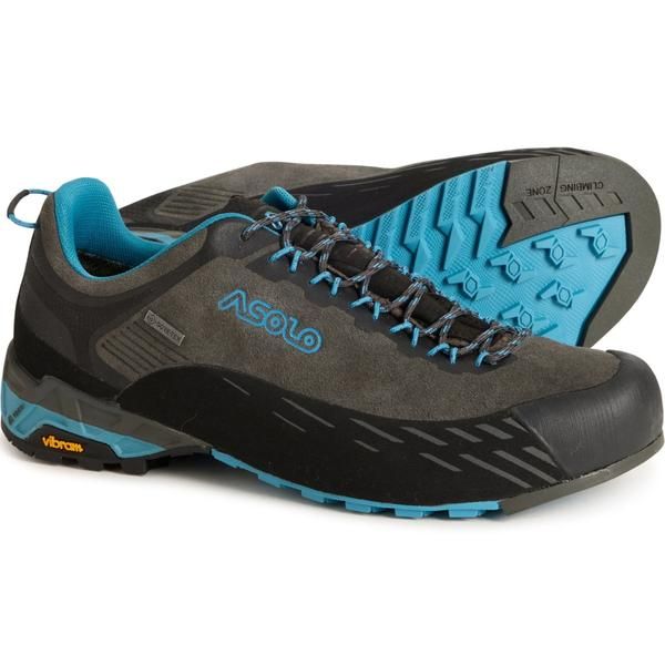 アゾロ レディース シューズ ブーツ・レインブーツ Asolo Eldo GV GoreTex ML Hiking Boots Waterproof For Women GraphiteBlue グラ