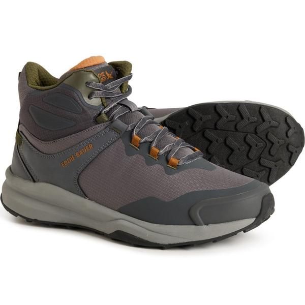 エディー バウアー メンズ シューズ ブーツ・レインブーツ Eddie Bauer Acate Mid Hiking Boots For Men Grey グレー