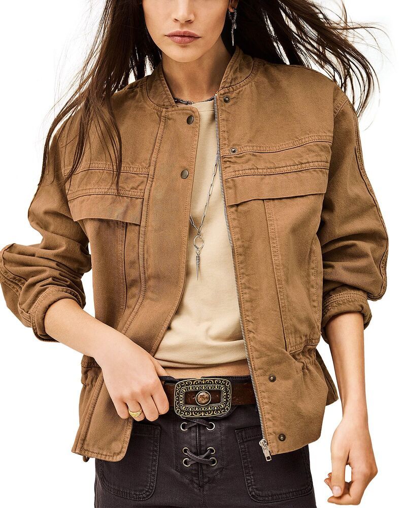 バッシュ レディース アウター ジャケット・ブルゾン bash Blouson Safari Jacket Camel キャメル