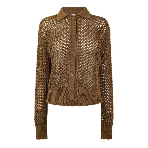 マックスマーラ レディース アウター カーディガン Max Mara Womens MXM Film Cardigan Kaki