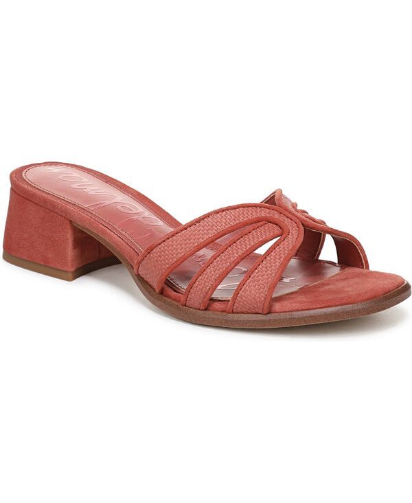 サムエデルマン レディース シューズ サンダル Sam Edelman Womens Farrin Slide Sandals Indie Pink Faux RaffiaSuede ピンク