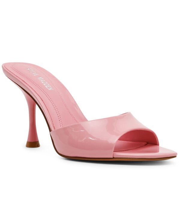 スティーブ マデン レディース シューズ サンダル ヒール Steve Madden Womensanti HighHeel Round Toe Dressandals Pink Patent ピンク
