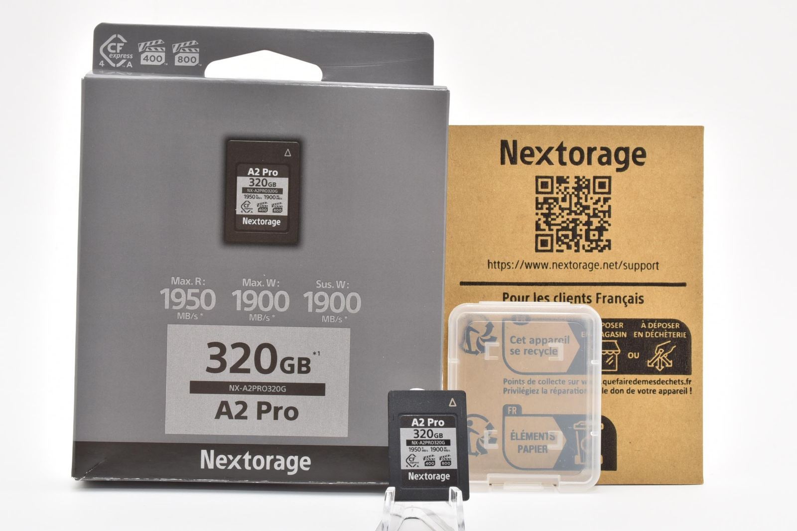 ★美品★ ネクストレージ Nextorage CFexpress 4.0 TypeA 320GB NX-A2PRO320G ARYM6321 #82