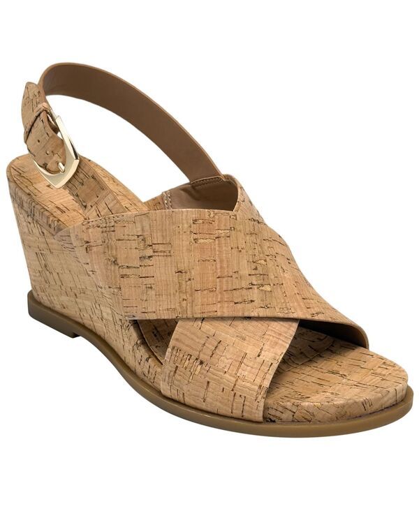 エアロソールズ レディース シューズ サンダル Aerosoles Womens Dayonara Open Toe Wedge Sandals Natural