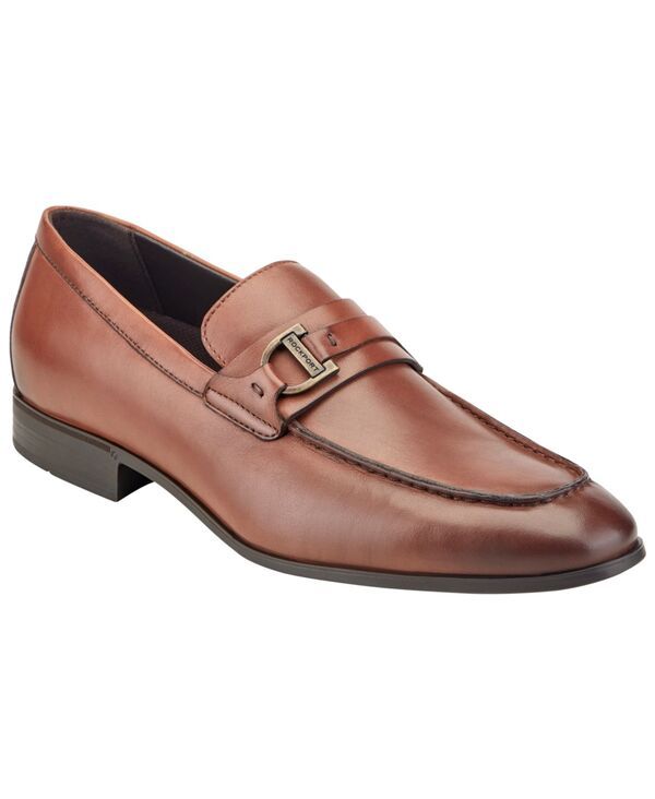ロックポート メンズ シューズ スリッポン・ローファー Rockport Mens Carlo Almond Toe SlipOn Dress Loafers Dark Natural