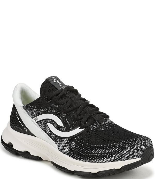 ライカ レディース シューズ スニーカー メッシュ Ryka Womens Devotion X 2 Mesh Fitness Walking Sneakers Black ブラック