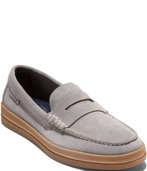 コールハーン メンズ シューズ スリッポン・ローファー スエード Cole Haan Mens Pinch Suede LongWeekender Penny Loafers IronstoneGum