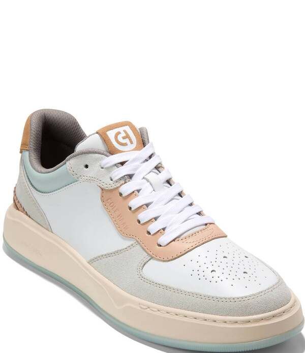 コールハーン メンズ シューズ スニーカー スエード レザー Cole Haan Mens GrandPro Crossover Leather and Suede Perforatedetail S