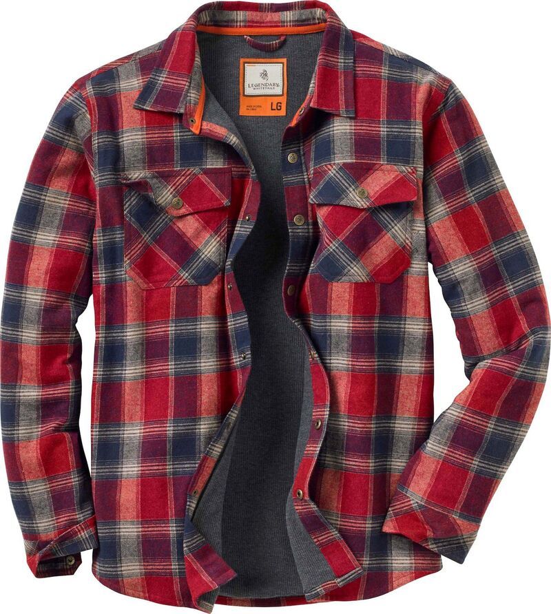レジェンダリーホワイトテイルズ レディース アウター ジャケット・ブルゾン シャツ Mens Legendary Whitetails Archer Thermalined Flannel Shirt