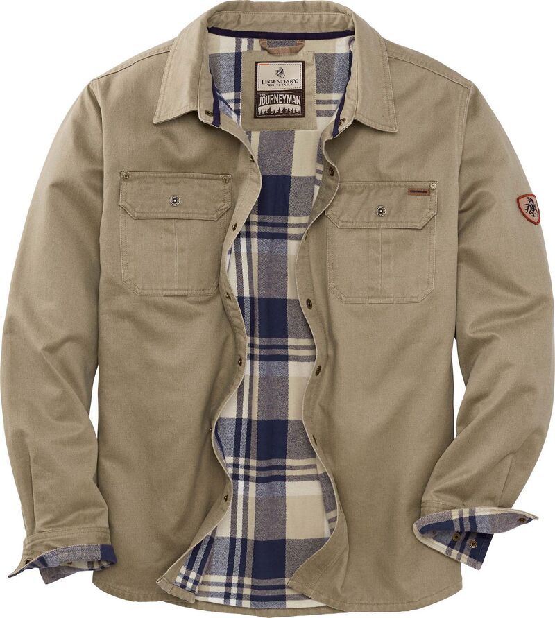 レジェンダリーホワイトテイルズ レディース アウター ジャケット・ブルゾン シャツ Mens Legendary Whitetails Journeyman Flannelined Shirt Jac