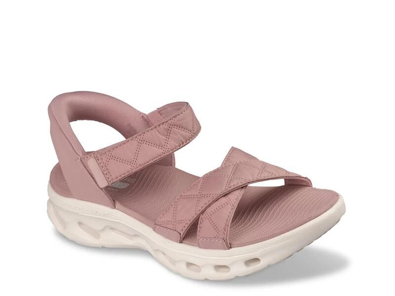 スケッチャーズ レディース シューズ サンダル SkechersHands Free Slipins GO WALK GlideStep 20 Cozy Fit Adrienne Sandal Mau