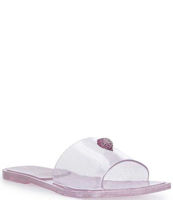 カートジェイガーロンドン レディース シューズ パンプス サンダル ロゴ Kurt Geiger London Maddison Glitter Jelly Logornament Slide San