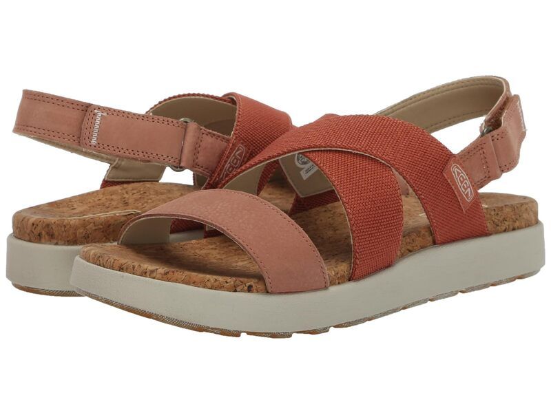 キーン レディース シューズ サンダル KEEN Elle Crisscross Baked ClayCork