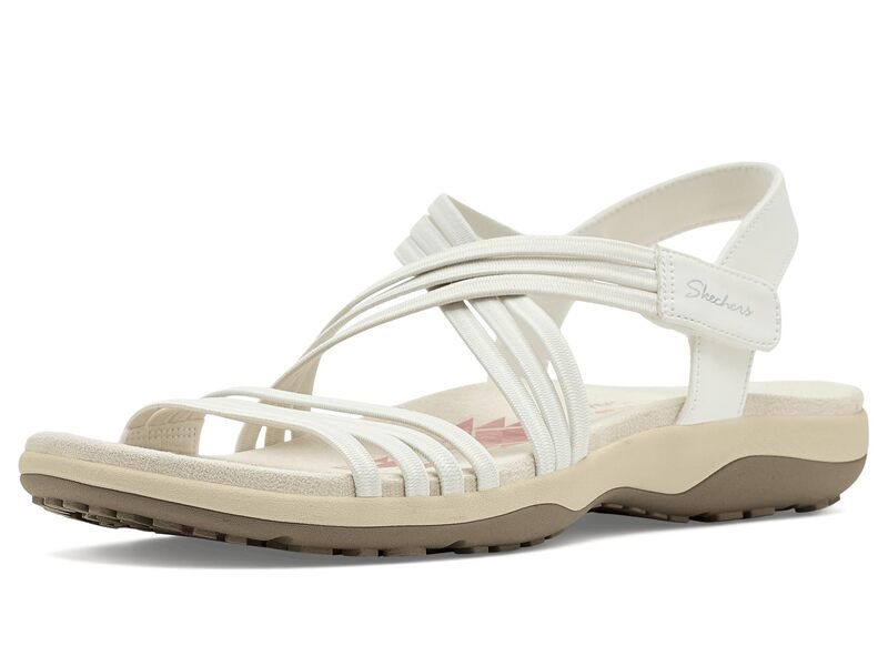 スケッチャーズ レディース シューズ サンダル SKECHERS Reggae Slim Sunnyside 20 White ホワイト
