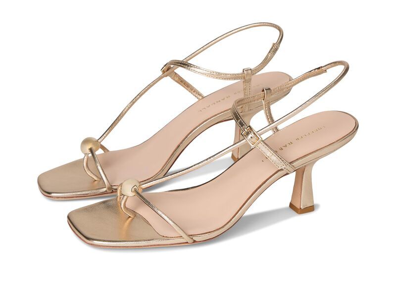 ロフラー ランダル レディース シューズ ヒール サンダル Loefflerandall Triana Strappy Midheel Sandal WBall Champagne シャンパン