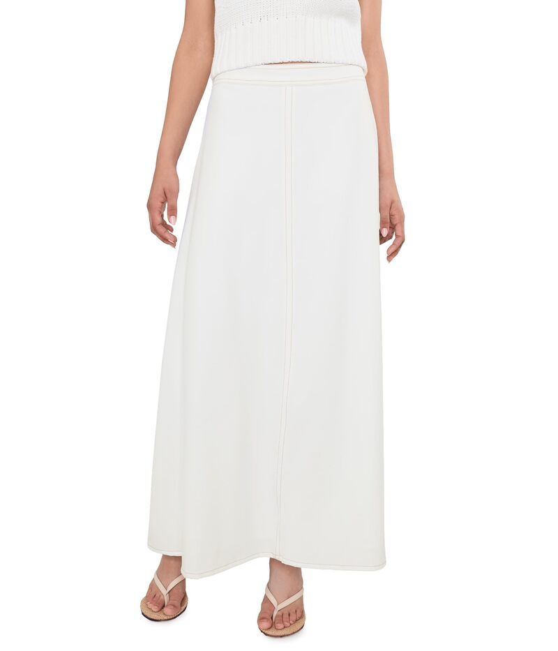 ヴィンスカムート レディース ボトムスカート A ライン マキシ Vince Camuto Aline Maxi Skirt New Ivory アイボリー