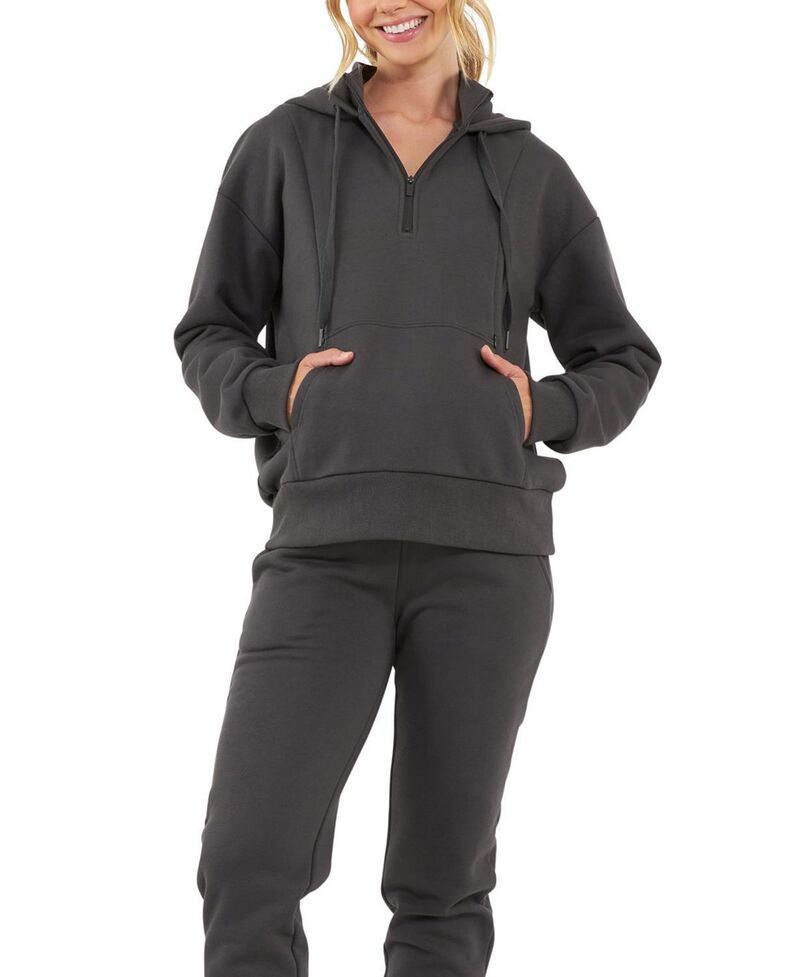 ライプマタニティ レディース アウター パーカー・スウェット Ripe Maternity Nicky Nursing Hoodie Slate スレート