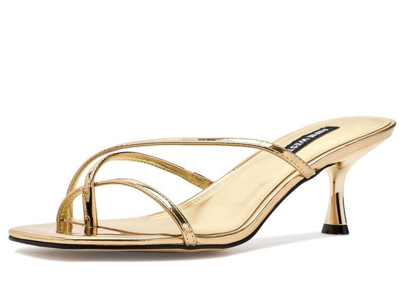 ナインウェスト レディース シューズ ヒール Nine West Anirey Gold Mirror Metallic ゴールド