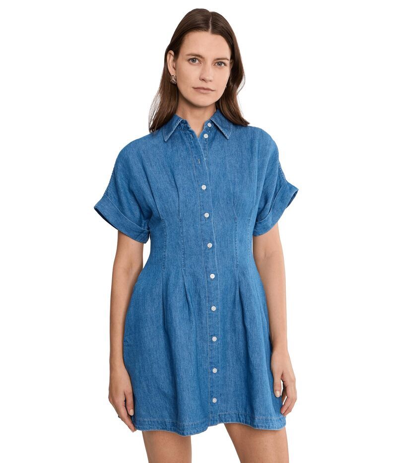 メイドウェル レディース トップス ワンピース デニム Madewell Denim Opal Dresseaside Wash デニム