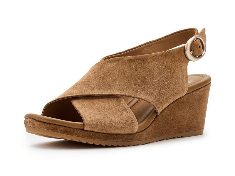ソフト レディース シューズ ヒール Sofft Isabeth Saddle Tan Suede タン
