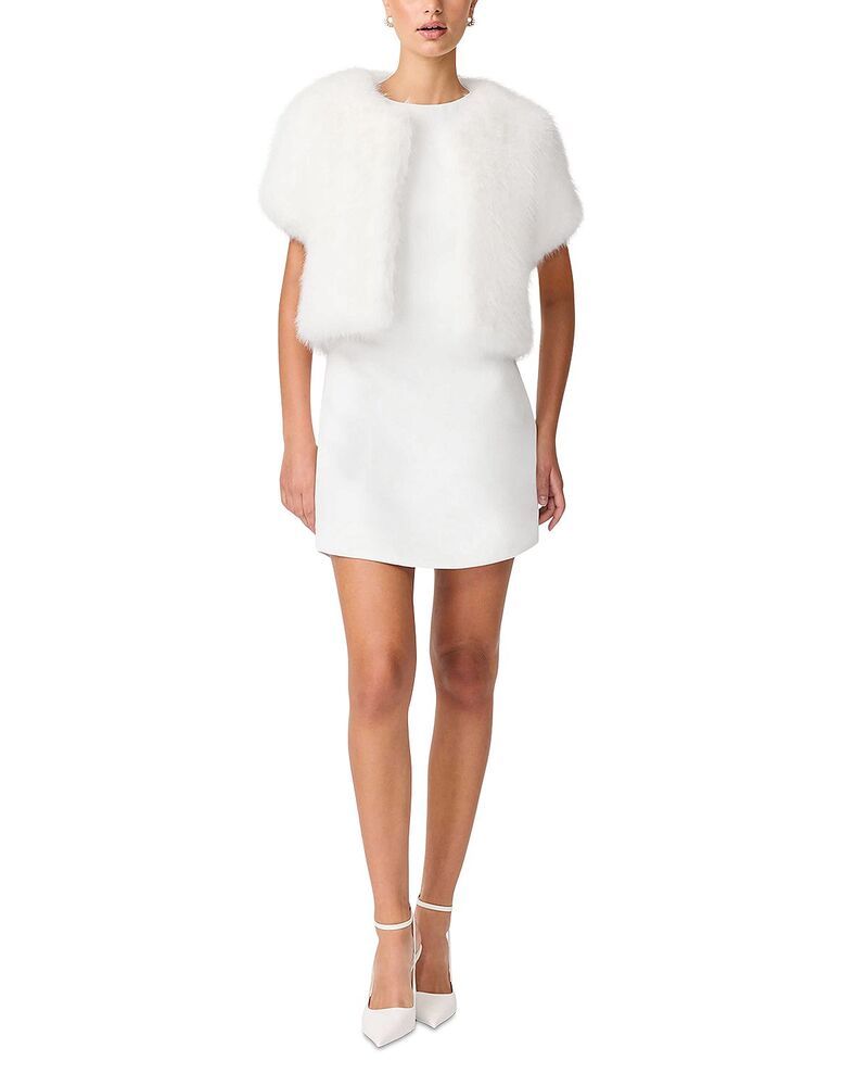 エリアット レディース アウター ジャケット・ブルゾン Elliatt Lucyna Faux Fur Bolero Jacket White ホワイト