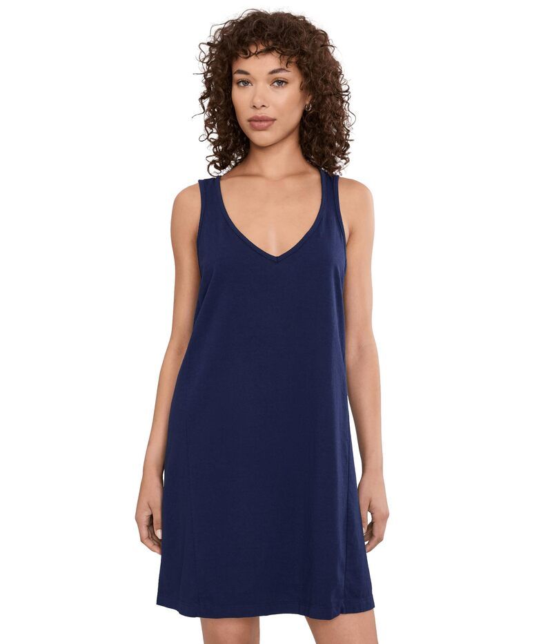 マイケルスターズ レディース トップス ワンピース ミニ Michael Stars Camilla Mini Scoop Neck Tank Dress Nocturnal