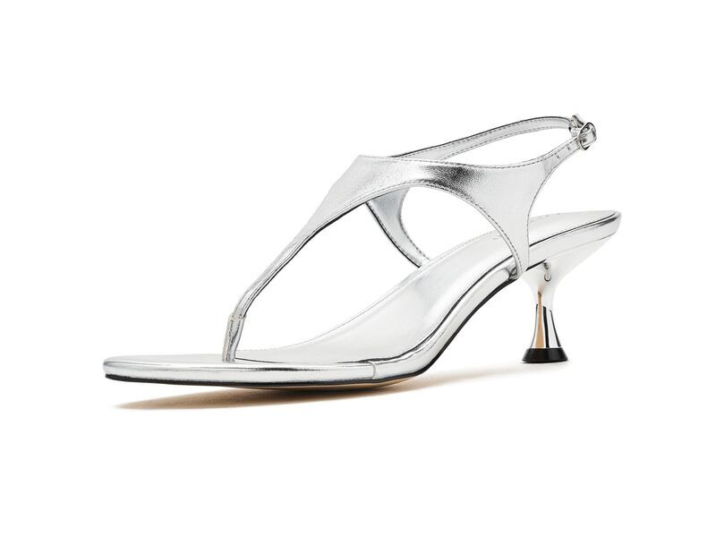 カルバンクライン レディース シューズ ヒール Calvin Klein Portia Silver シルバー
