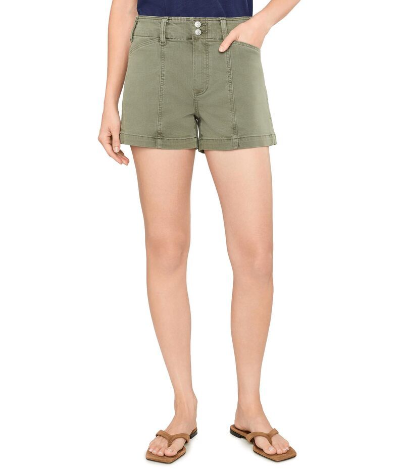 ペイジ レディース ボトムス ハーフパンツ・ショーツ ヴィンテージ Paige Olivia Short In Vintage Ivy Vintage Ivy Gre グリーン