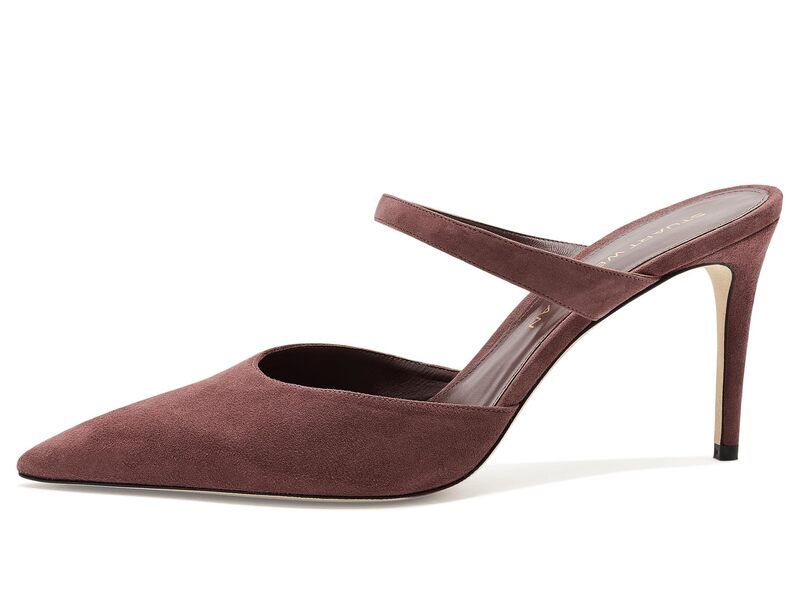 スチュアート ワイツマン レディース シューズ ヒール Stuart Weitzman Stuart Power Mule 85 Brownstone